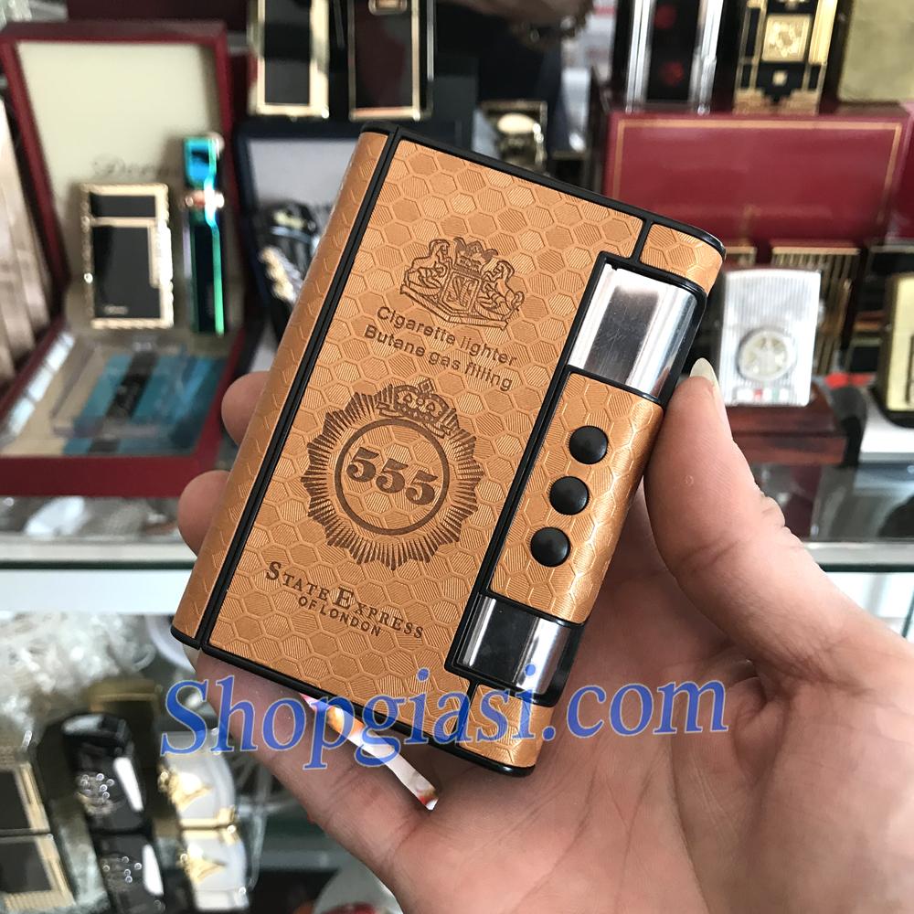 Hộp Đựng Thuốc 555 - Marl Kiêm Bật Lửa ( 10 Điếu )