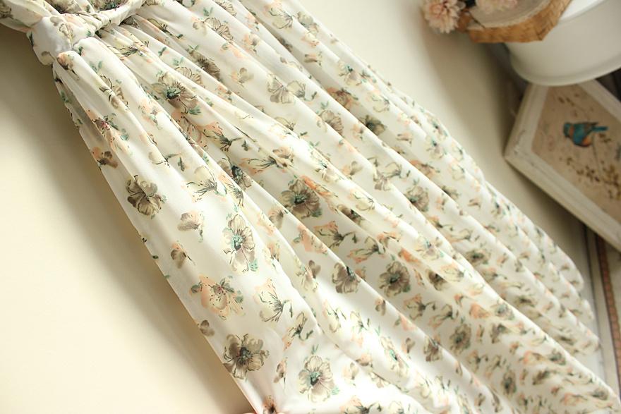 Đầm voan retro duyên dáng