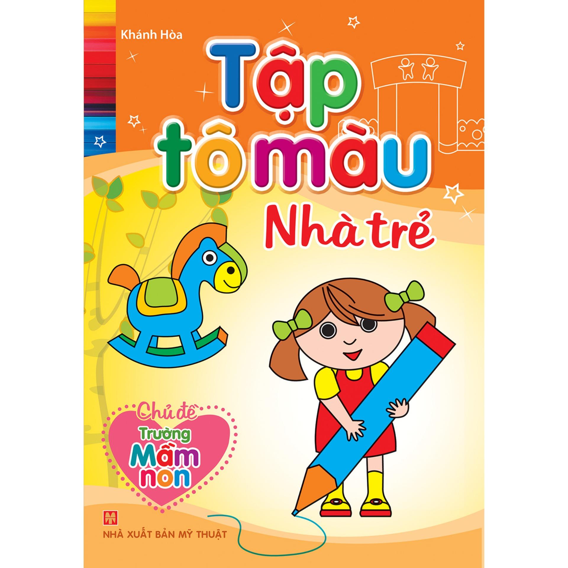 Sách: Tập Tô Màu Nhà Trẻ ( Túi 8 Cuốn)