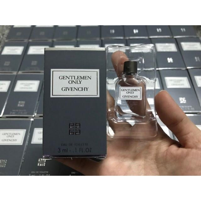 Nước hoa mini nam Gentlemen Only Givenchy - chọn mùi