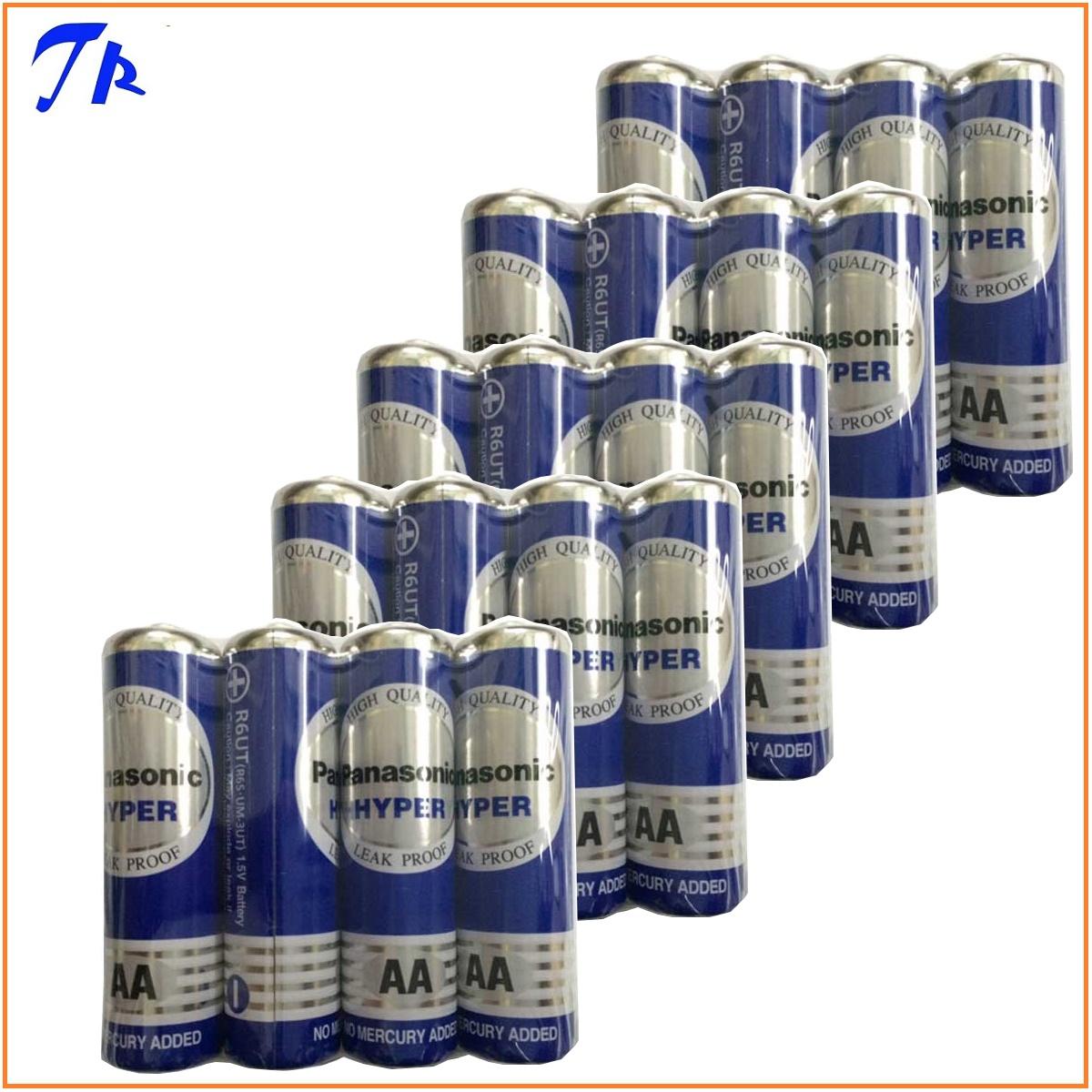 [HCM]5 vỉ Pin AA Panasonic R06UT/4S ( vỉ 4 viên )