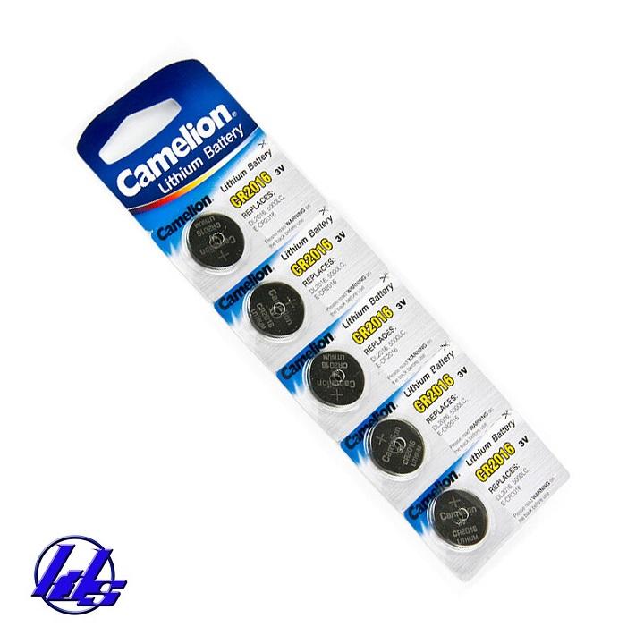 Pin CR2016 Camelion Lithium 3V - Vỉ 5 viên