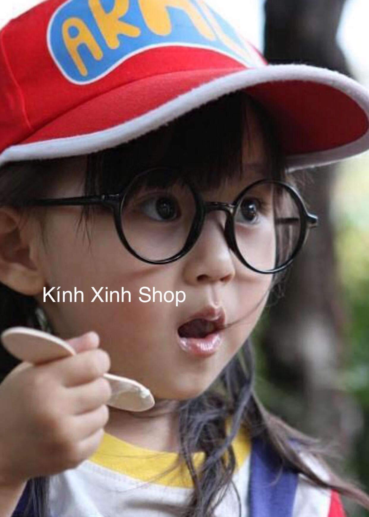 Kính Mắt tròn xoe ngố NOBITA (ĐEN)