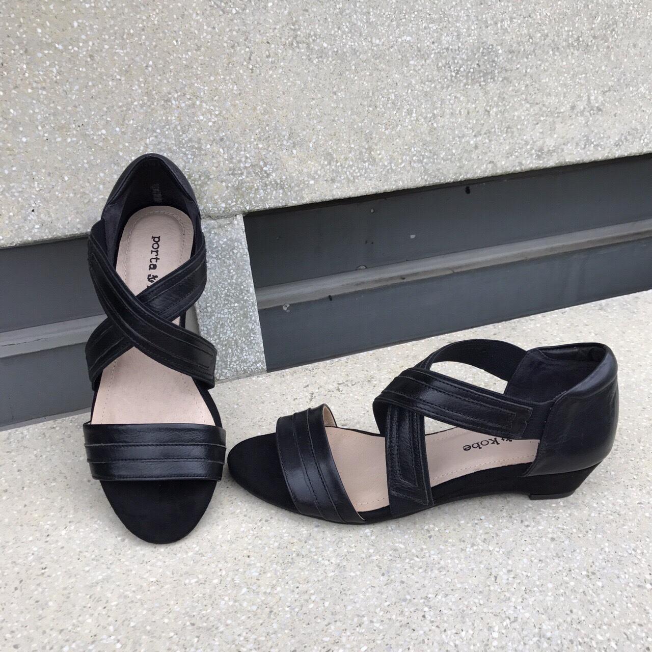 Sandal xuồng 3 phân KOBE (Đen)
