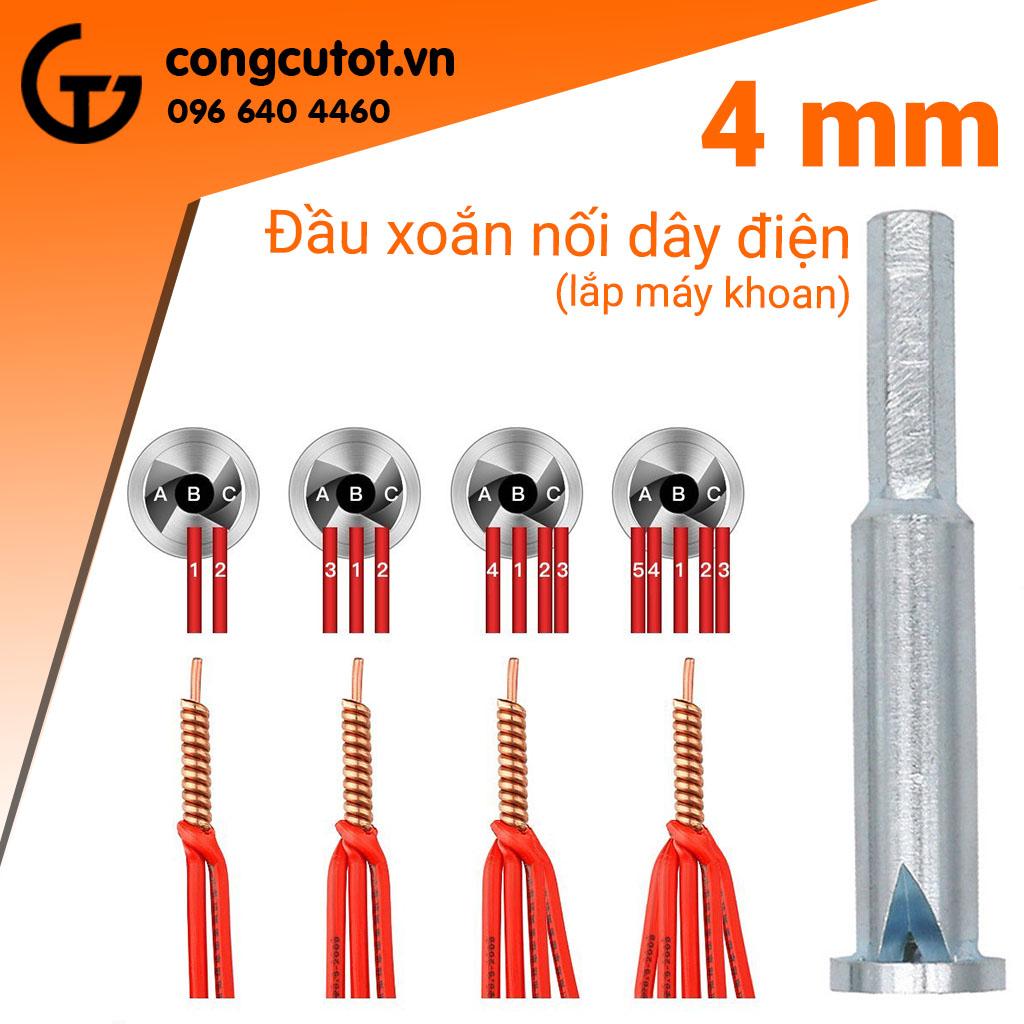 Đầu xoắn nối dây điện 4mm GT280 ( 3 DÒNG)
