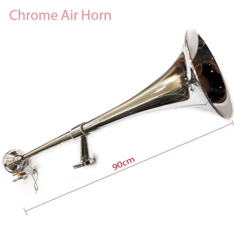 Còi hơi dài 100cm mạ chrome dành cho xe có bình hơi