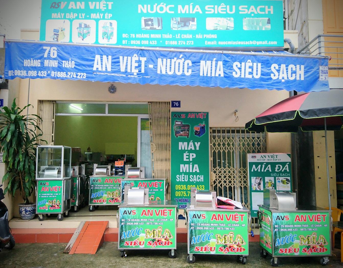 Máy ép mía siêu sạch An Việt