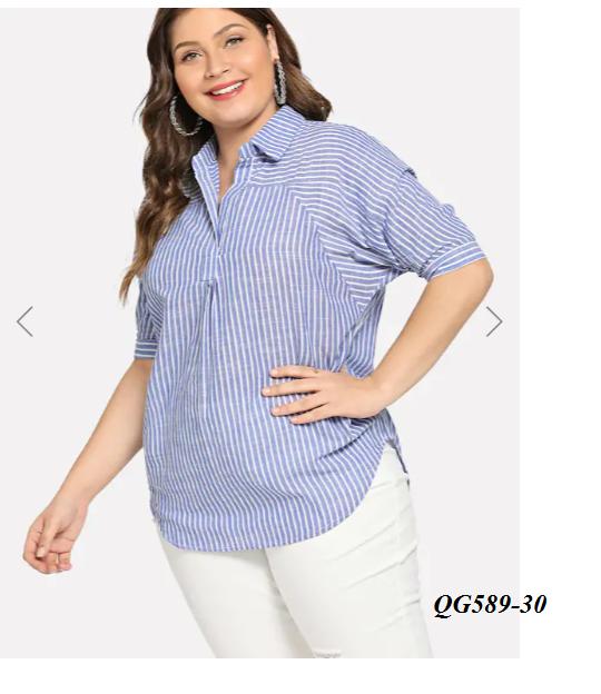 ÁO SƠ MI KẺ SỌC - SIZE S-6XL