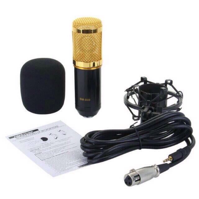 Micro hát thu âm BM800, hút âm tốt