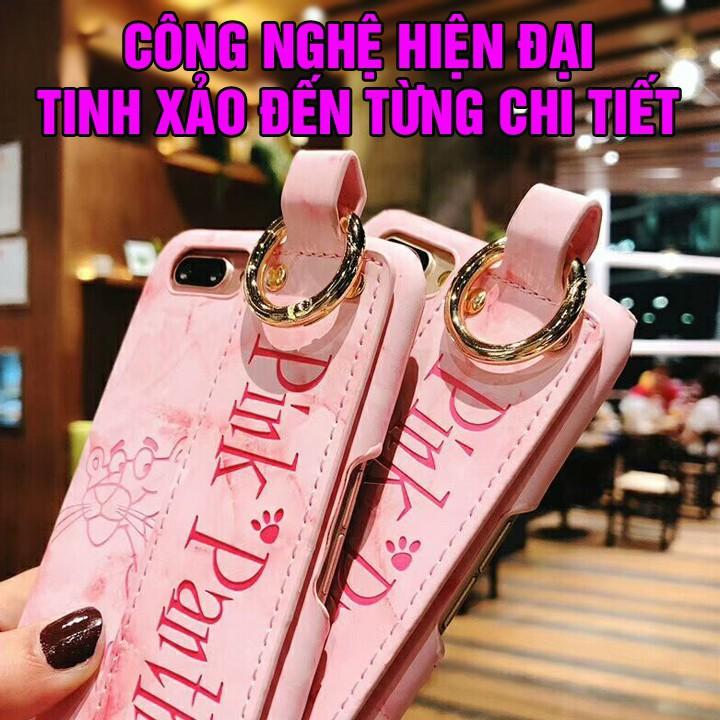 ỐP LƯNG IPHONE X / ỐP DA BÁO HỒNG IPX