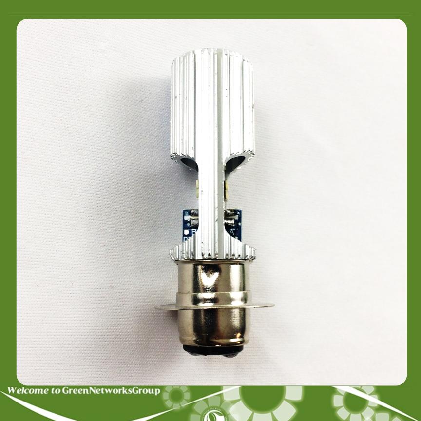 Đèn pha led M5 2 chân 8 tim dành cho xe dream wave GreenNetworksGroup (vỏ trắng ánh sáng trắng)