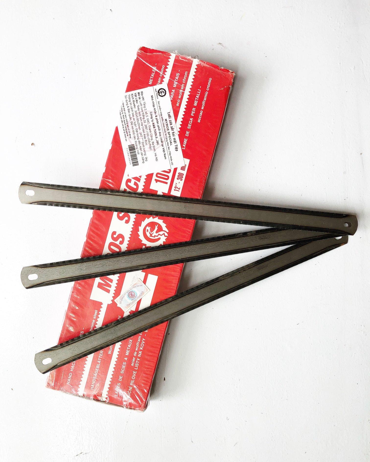 Bộ 3 lưỡi cưa sắt 2 mặt Tiệp cực tốt