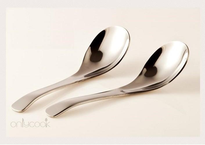 Bộ 8 muỗng súp Inox - OnlyCook 13x3.5cm - 35g