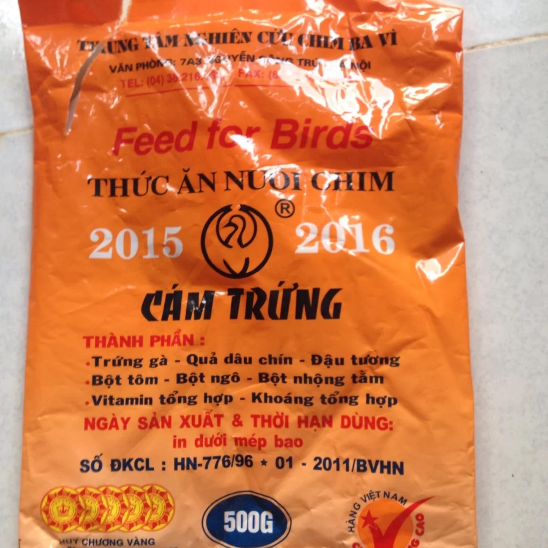 cám chim (2 gói cám chim bavi 500gr)