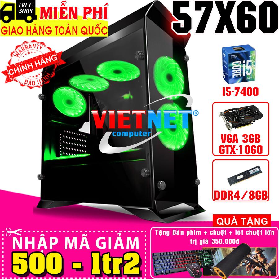 Máy tính siêu khủng VNGame 57X60-3G PC PRO GAMING i5 7400/GTX1060/8GB/500GB