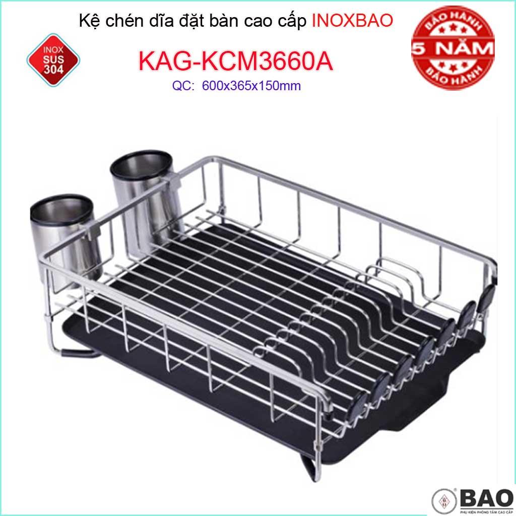 Kệ úp chén dĩa đa năng Inox Bảo c