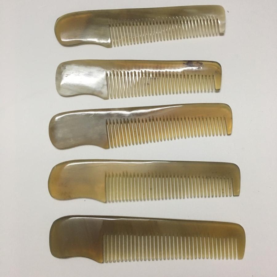 Lược chải tóc sừng bò châu Phi (L14 nam nhỏ 12,5x3)