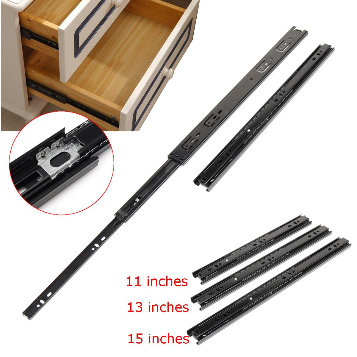 Ray Bi 3 Tầng Lắp Ngăn Kéo Hộc Tủ 30cm (ĐEN)