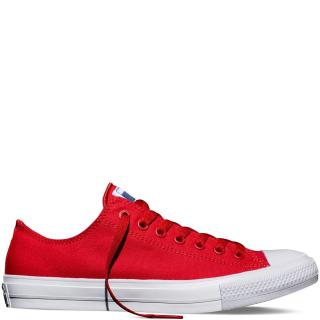 Giày Vải Sneaker CV CK2 Cổ Thấp Nam Màu Đỏ Tươi thumbnail