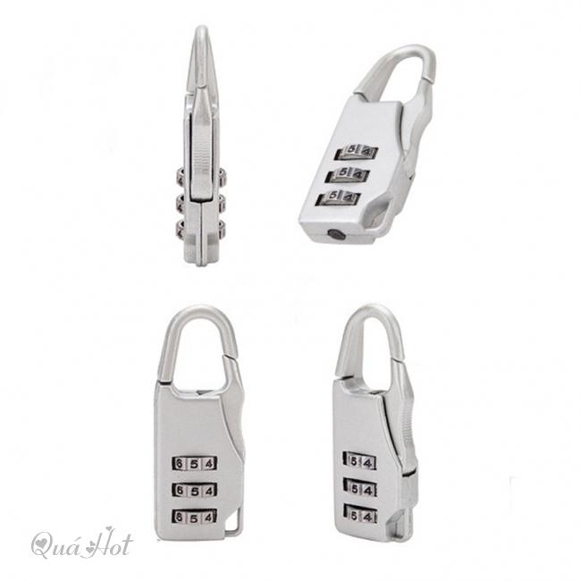[HCM]Ổ Khóa Số Vali Mini 3 Số Cao Cấp Tiện Lợi