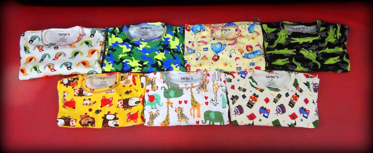 Bộ Carter size nhí bé trai (5-17kg)