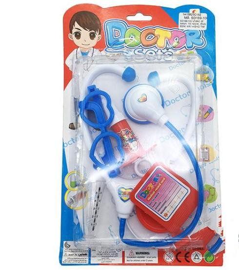 Vỉ đồ chơi bác sĩ 6 món dụng cụ y tế bằng nhựa
