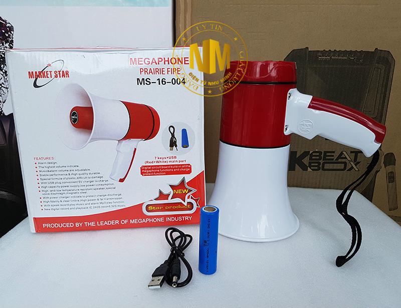 Loa phóng thanh pin rời có USB / Ghi âm / Sạc điện MS-16-004