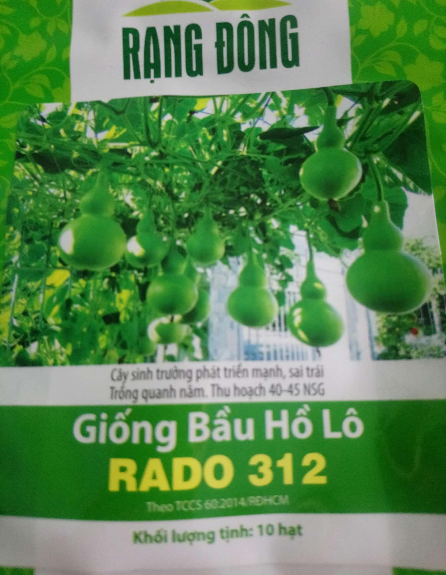 Hạt giống bầu hồ lô rado 312