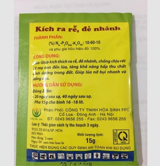 Siêu lân kích thích ra rễ, đẻ nhánh, xanh lá