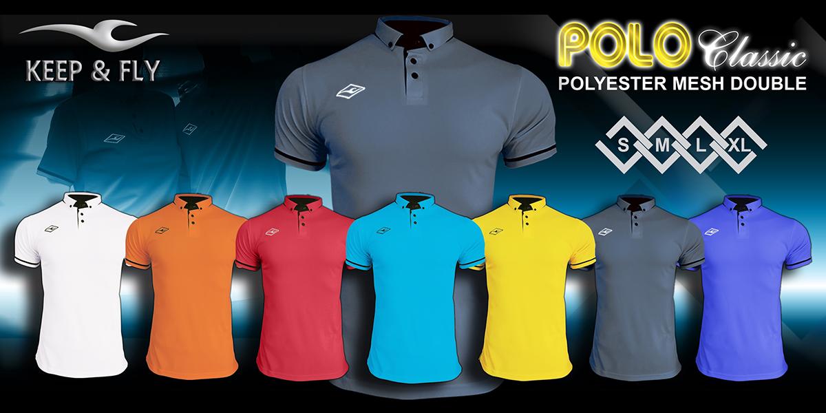 Áo thun Polo Nam cổ lãnh tụ cao cấp KEEP & FLY Vàng