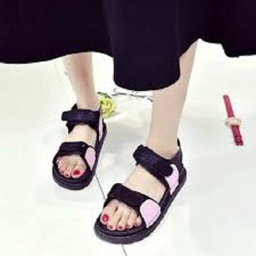 Sandal quai ngang vải dù hàng đẹp