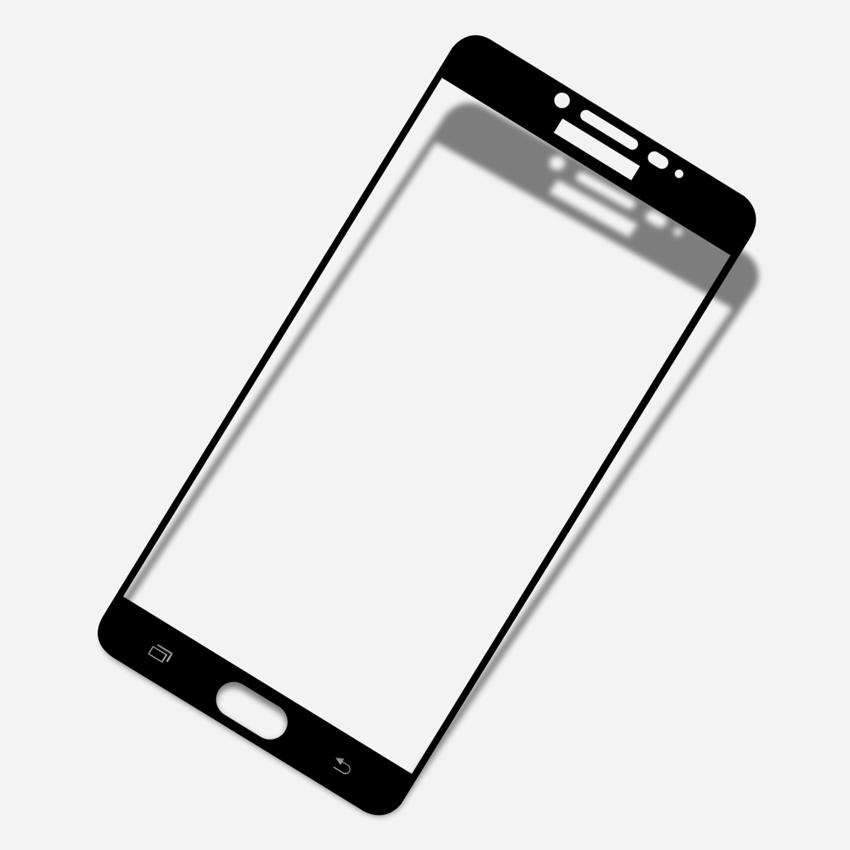 Miếng dán cường lực full màn cho Samsung C9 Pro (Đen)