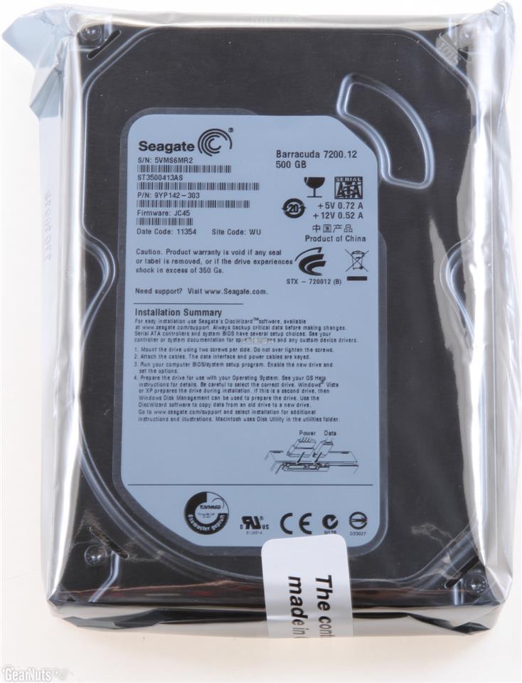 Ổ cứng HDD Seagate 500GB Mỏng SATA 3( New - BH 2 năm)