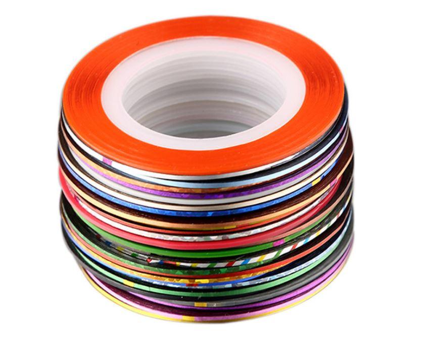 Set 30 dây kim tuyến trang trí móng cuộn 1mm