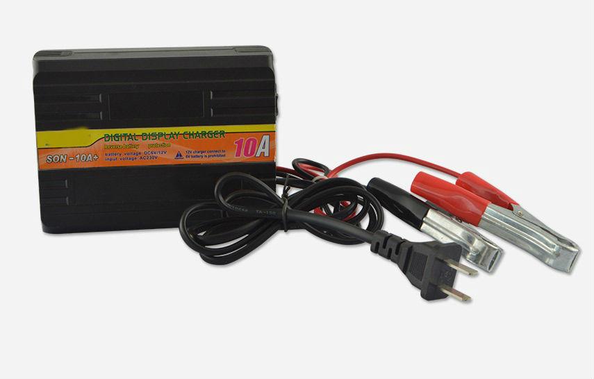 [HCM]Sạc bình ắc quy tự động 10A 6V/12V (Đen)