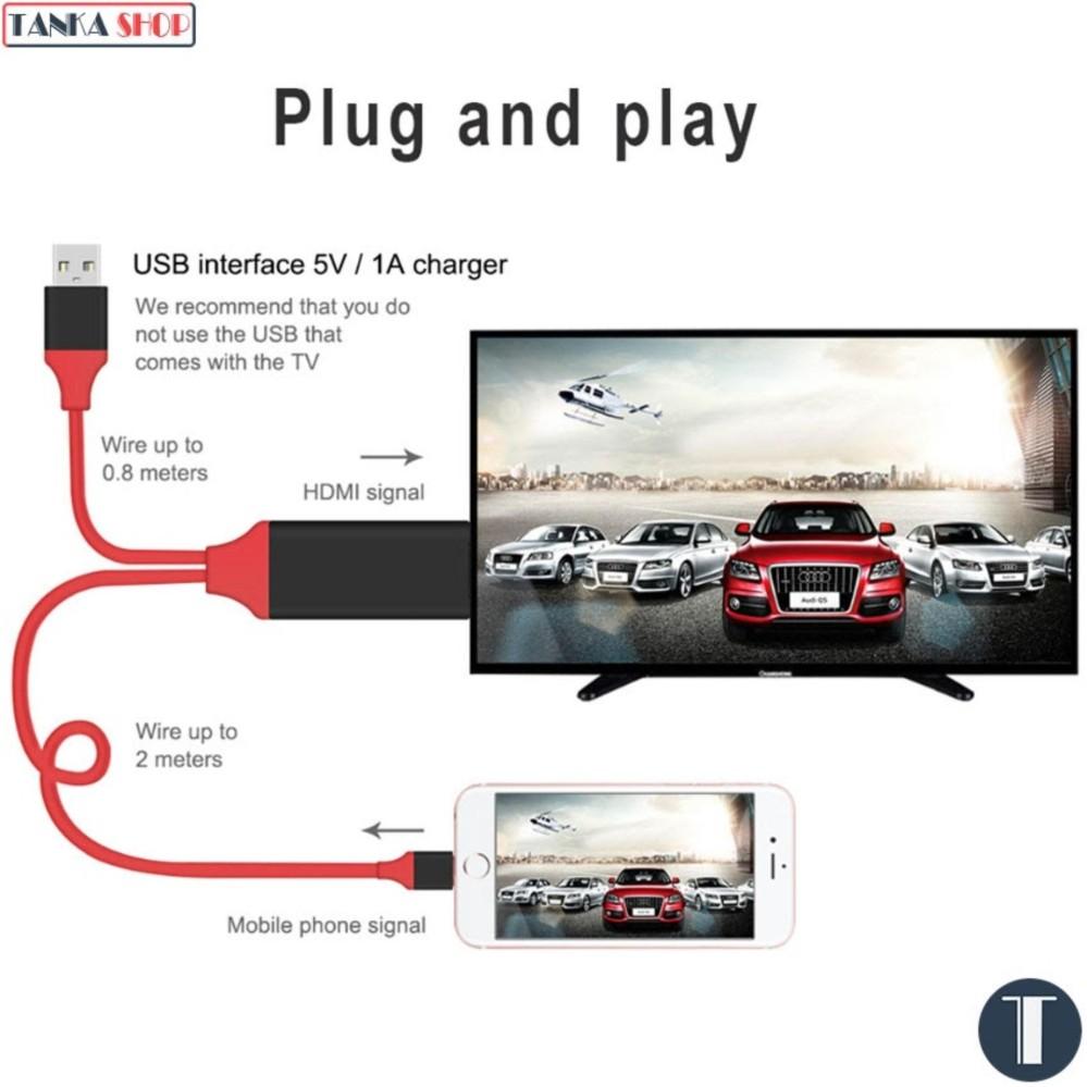 Cáp mhl lightning to hdmi cho iphone ipad
