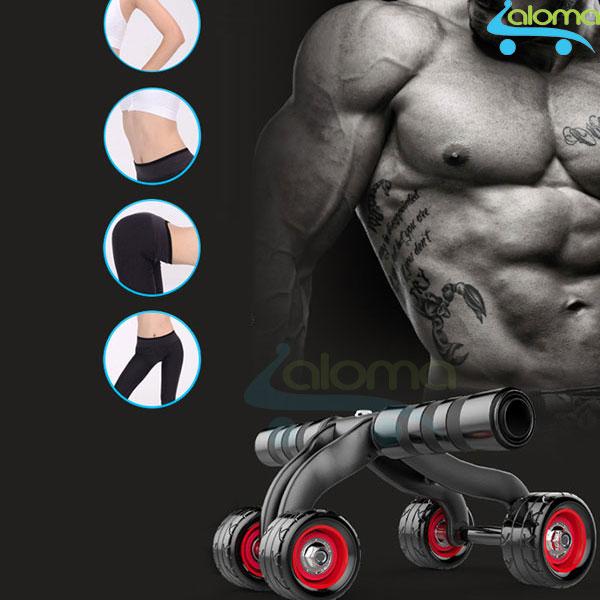Con lăn tập bụng 4 bánh