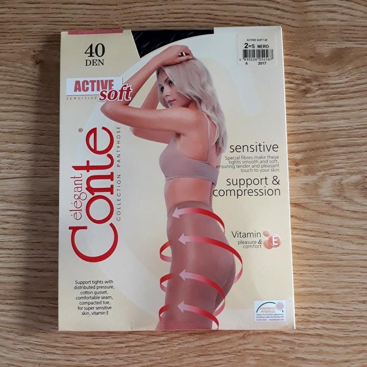 quần tất mỏng siêu dai Conte Elegent Active Soft 40d