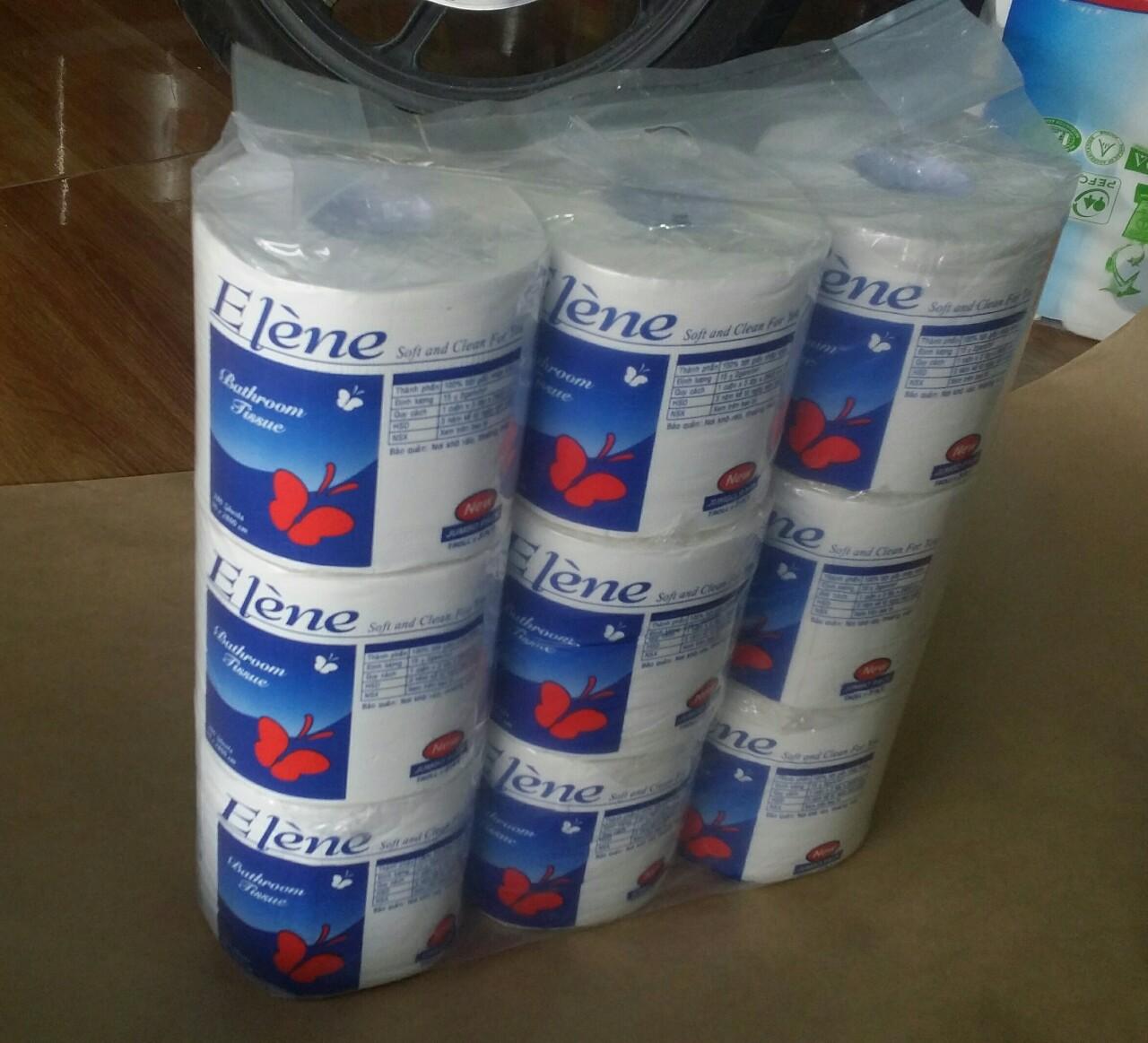 Giấy vệ sinh Elene 9 cuộn ( 3 lớp )