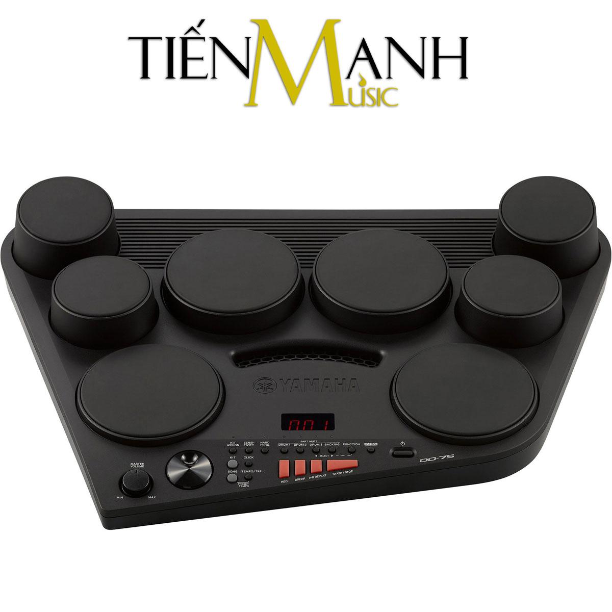 [Trả góp 0%] Bộ Trống điện tử Yamaha DD-75 - Hãng phân phối chính thức (Electronic Portable Digital Drum DD75 - Có tem chống hàng giả Bộ CA - Kèm Nguồn Dùi Trống Pedal)
