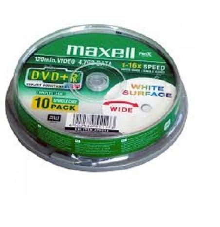 Hộp 10 đĩa DVD-R maxell