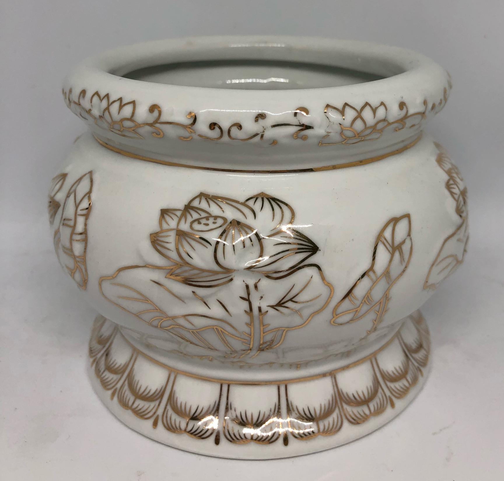 Lư bạch ngọc trắng 5" PT0112