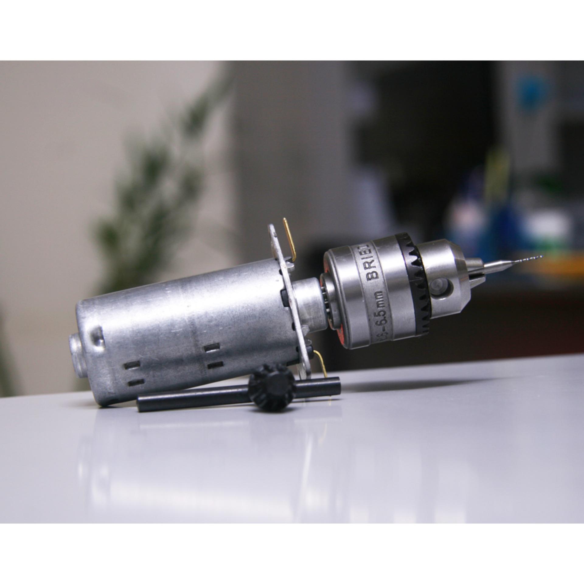 Combo Máy Khoan Mini 12v-2a và Phụ Kiện V2 ( 01 nguồn 12v 2a, 01 jack DC có ốc vặn, 01 công tắc ckd1-101, 01 nút nhấn đề to,)