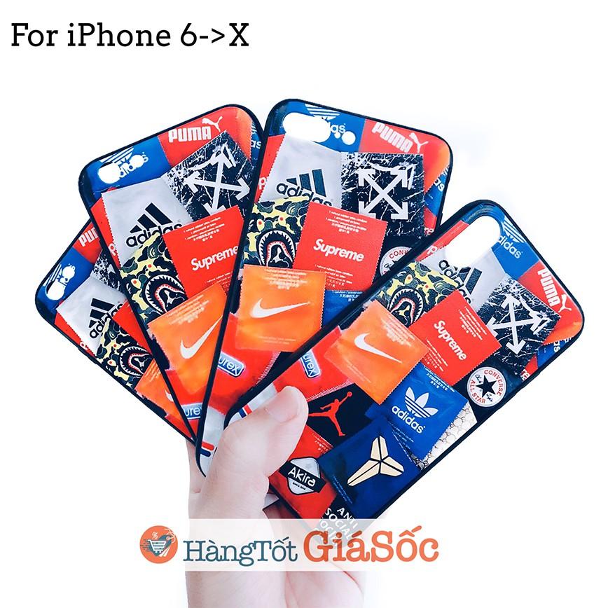 Ốp in hình BCS cực chất cho iPhone 6->X (ốp Durex iPhone)