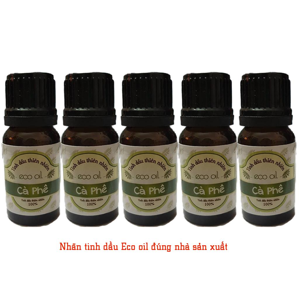 Combo 5 chai tinh dầu cà phê Eco oil 10ml