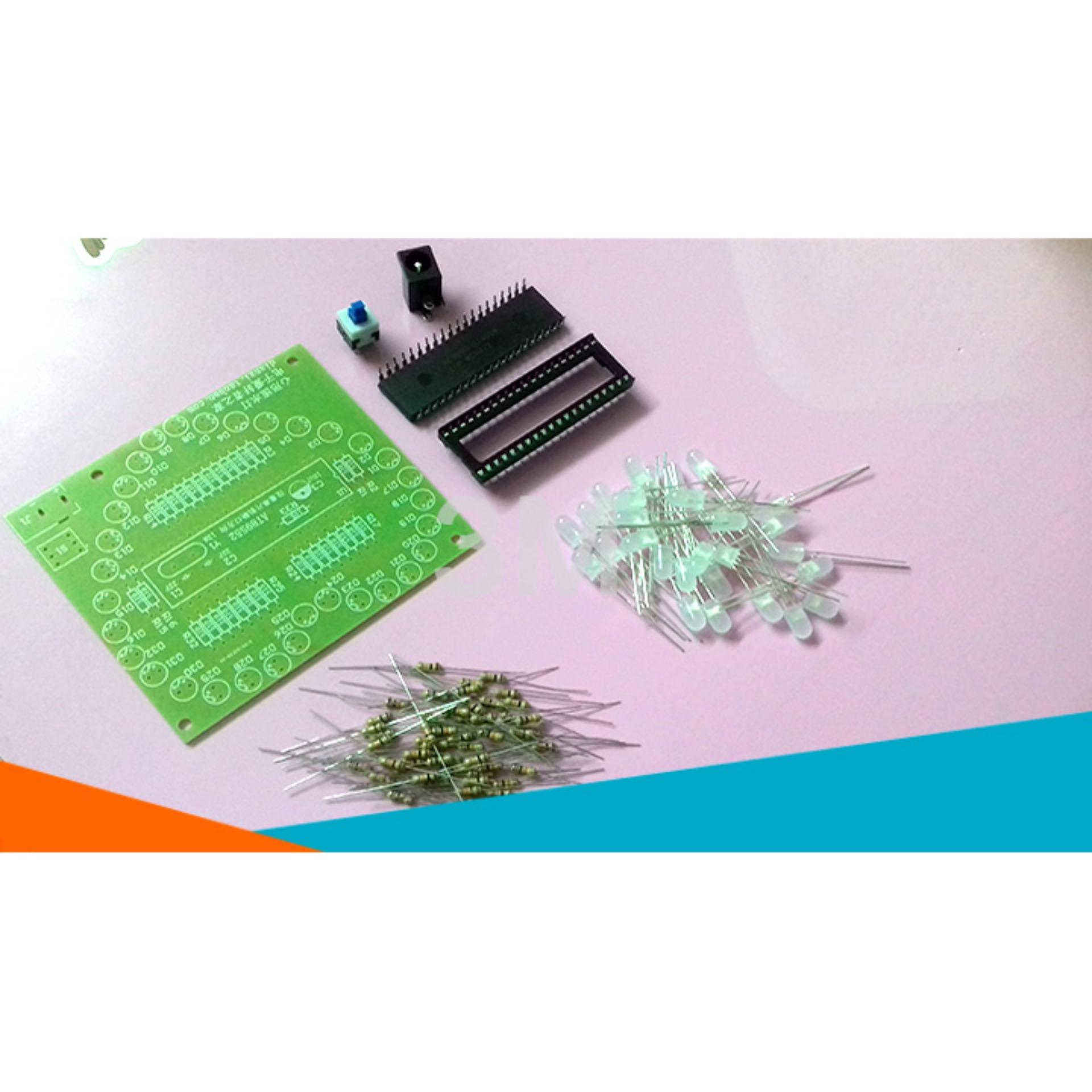 Bộ DIY Trái Tim 32 Led Chưa Lắp Ráp (8.5x7.5 Chíp Đã Nạp Code)
