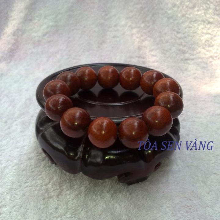 [HCM]Vòng đeo tay gỗ giáng hương 18mm