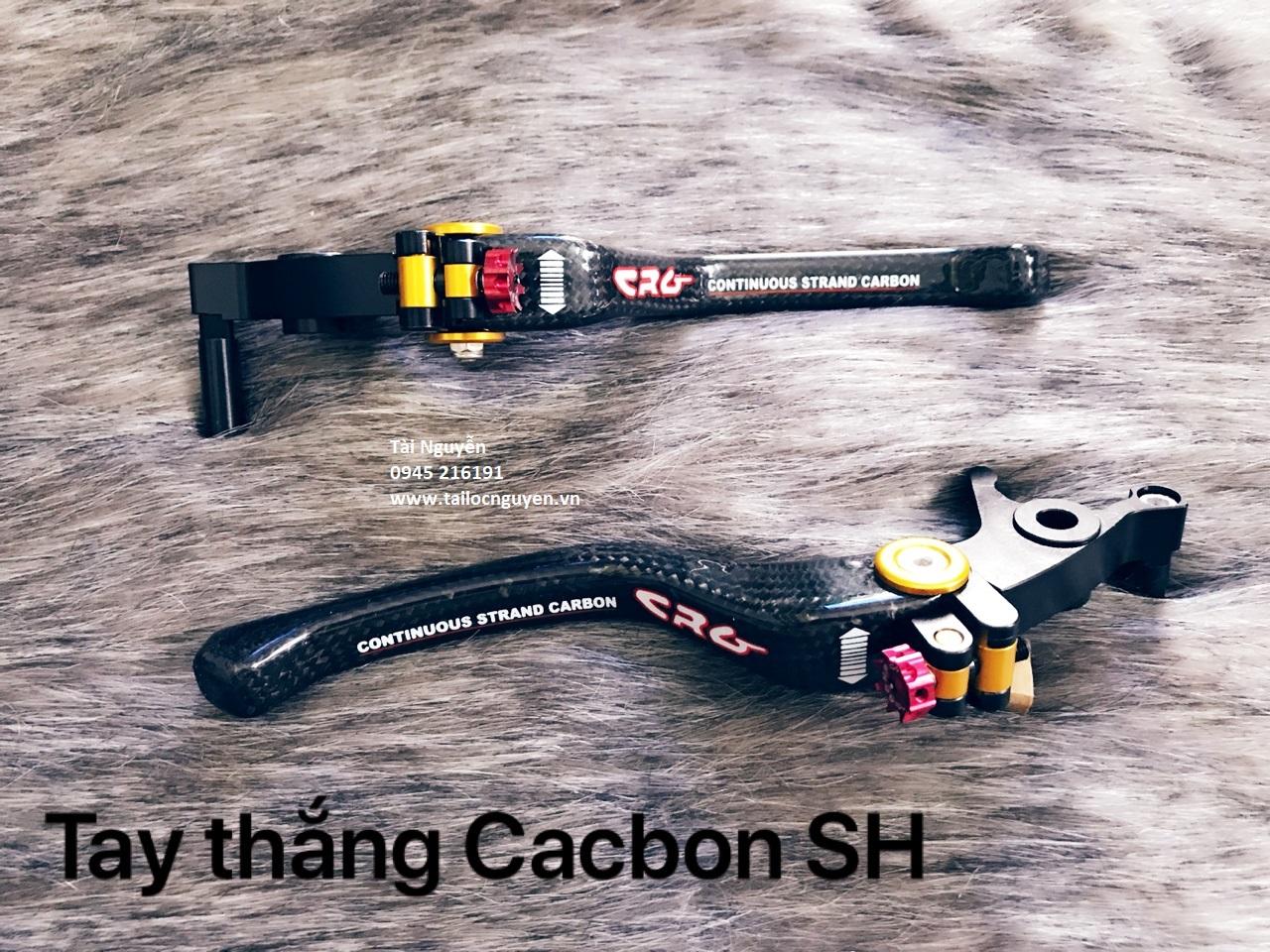 [HCM]TAY THẮNG CACBON FIBER CHO HONDA CLICK