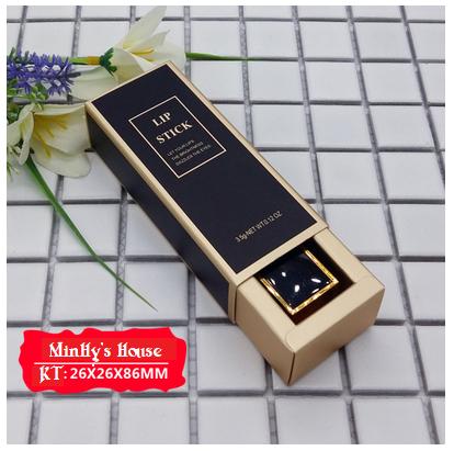 5 Vỏ hộp giấy đựng son có ngăn kéo _nguyên liệu làm son handmade