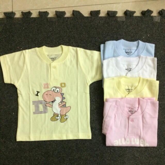 Combo 5 Áo Dài Tay Carter's Cổ Trụ 1 - 12M